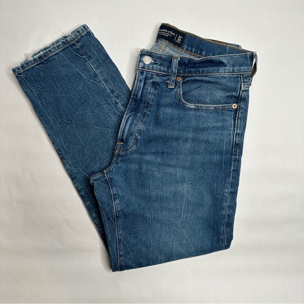 Abercrombe vintage stretch 90s straight jean jeans 32x30